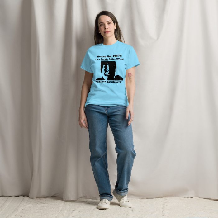 "I'm a female Police Officer" Unisex T-Shirt - Image 7