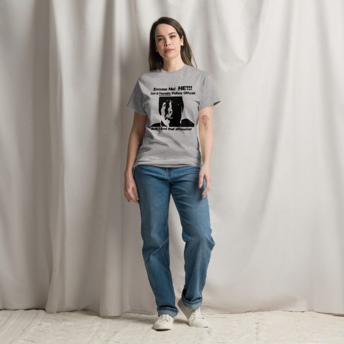 "I'm a female Police Officer" Unisex T-Shirt - Image 6