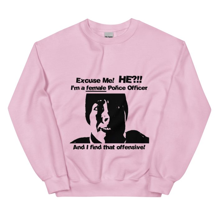 "Im a female Police Officer" Unisex Sweater - Image 8