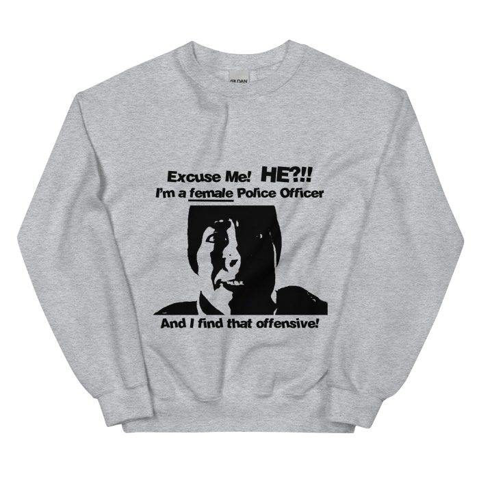 "Im a female Police Officer" Unisex Sweater